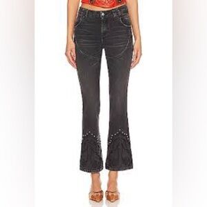 Understated Leather Western Studded Denim Jeans Sz 28